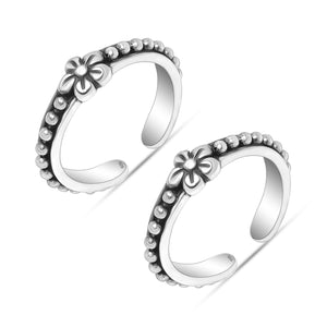 Buy silver toe rings on sale online