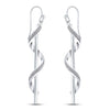 925 Sterling Silver Infinity Knot Twist French-Wire Drop Dangle Earring for Women