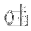 925 Sterling Silver ClickTop Hoop Earrings for Women 30MM