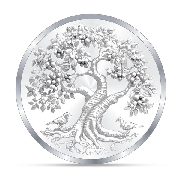 BIS Hallmarked Banyan Tree 999 Pure Silver Coin