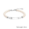 925 Sterling Silver Multi Pearl Bracelet for Women and Girls