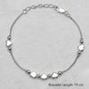 925 Sterling Silver Designer Heart Tennis Bracelet for Women and Girls