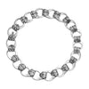 925 Sterling Silver Vintage Link Chain Heavy Bracelet for Men and Boys