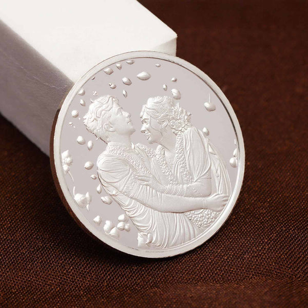 BIS Hallmarked 999 Pure Silver Celebrate Eternal Bonds with Our Exclusive Wedding Silver Coin