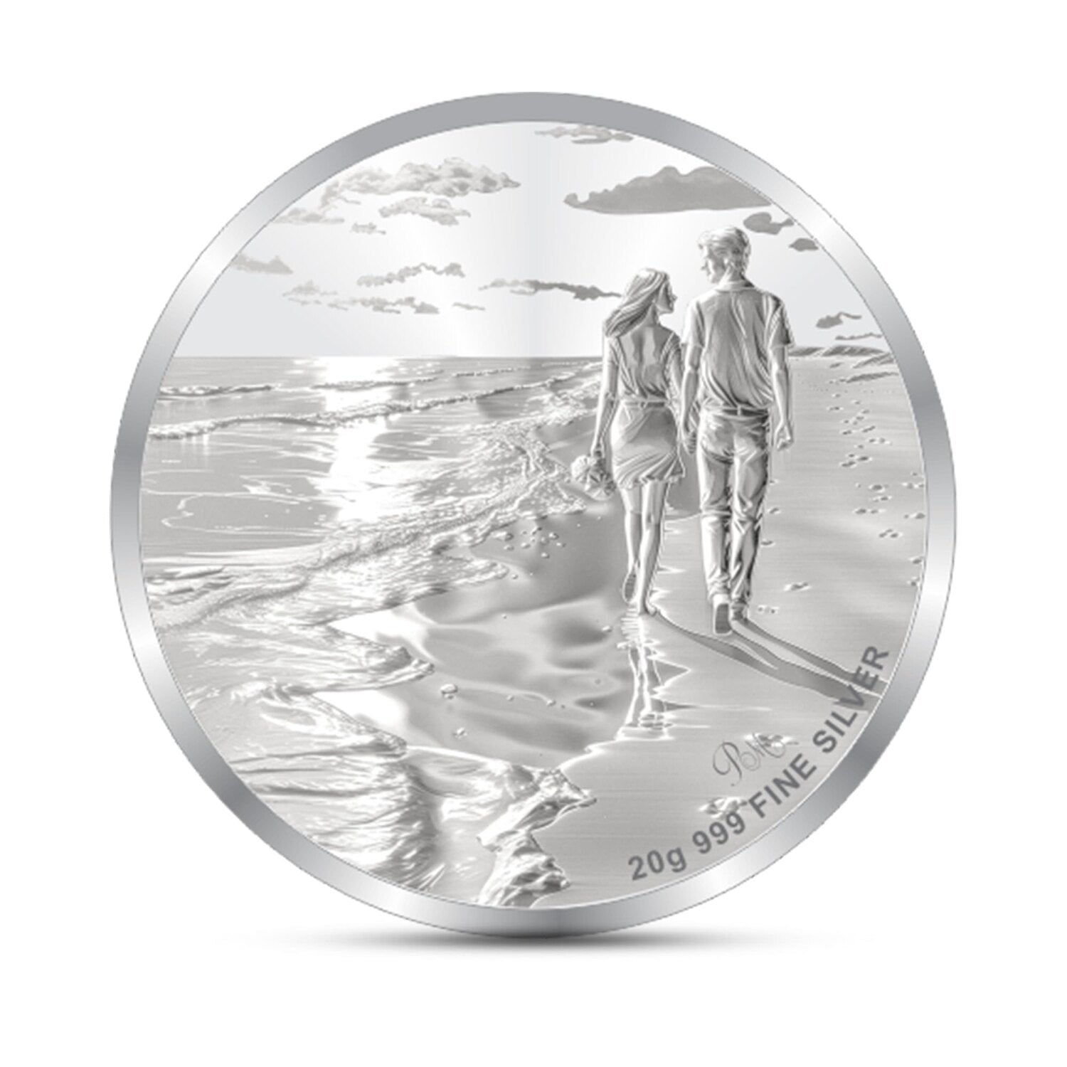 BIS Hallmarked 999 Pure Silver Celebrate Eternal Bonds with Our Exclusive Wedding Silver Coin