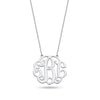 Personalised 925 Sterling Silver Monogram Initial Necklace for Teen Women