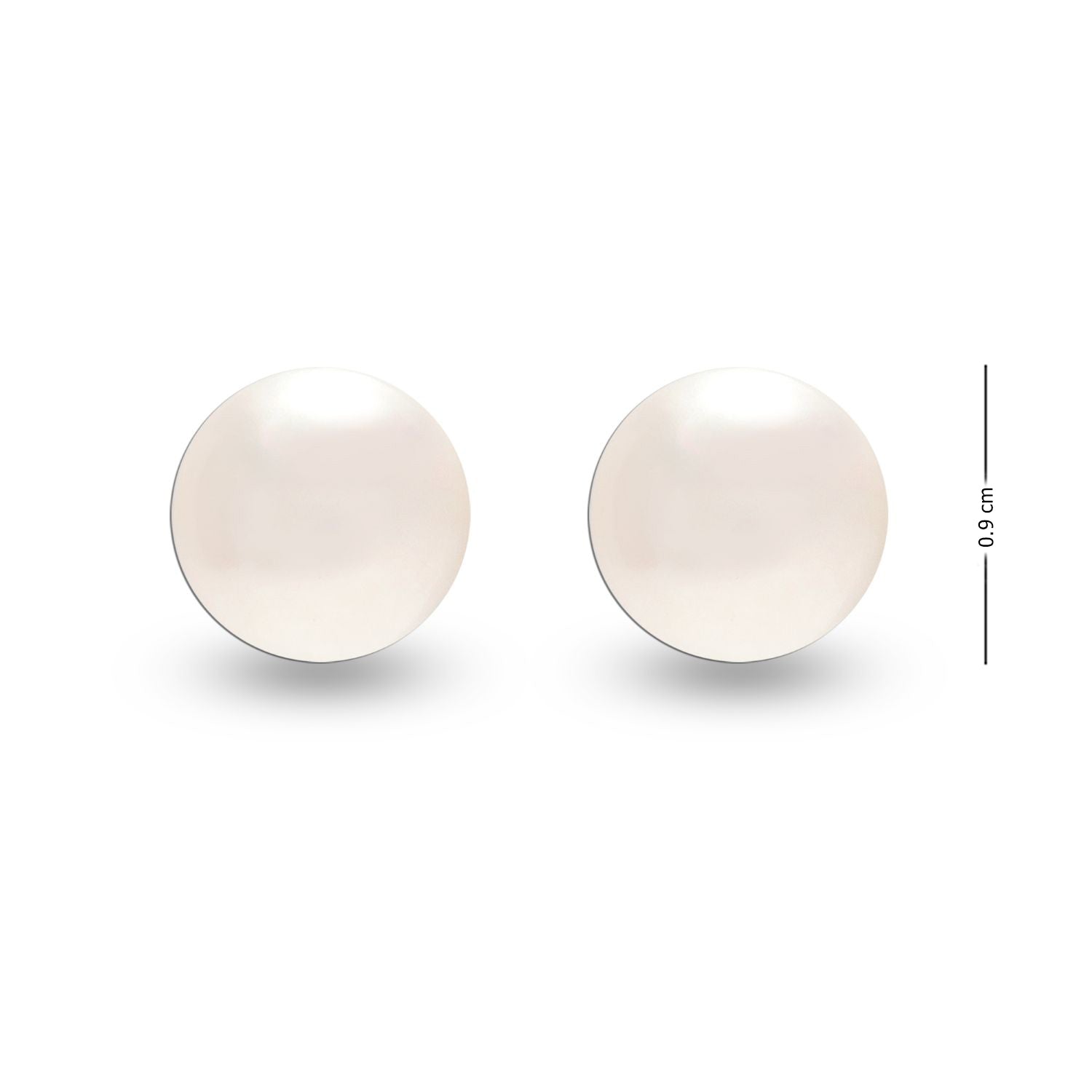 925 Sterling Silver Freshwater Pearl Stud Earrings for Teen Women