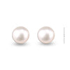 925 Sterling Silver Freshwater Pearl Stud Earrings for Teen Women