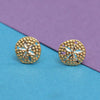 925 Sterling Silver 14K Gold-Plated Ocean Sea Life Stud Earrings for Women Teen