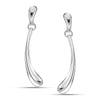 925 Sterling Silve Classic Teardrop Long Water Drop Dangle Earrings for Women