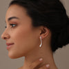 925 Sterling Silve Classic Teardrop Long Water Drop Dangle Earrings for Women