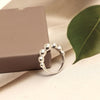 925 Sterling Silver Wedding Bead Band Ring for Women