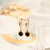 925 Sterling Silver 18K Gold Plated Drop Huggie Hoop Earrings for Women for Teen