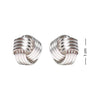 925 Sterling Silver Love Knot Stud Earrings for Teen Women