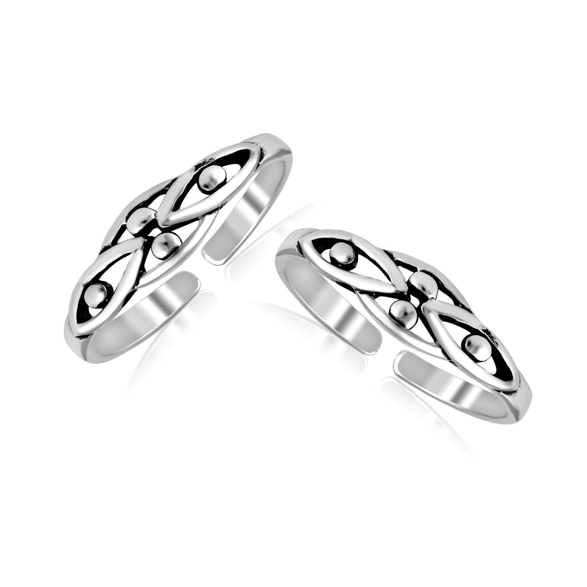 Buy 925 Sterling Silver Toe Rings Online For Women Truesilver