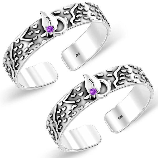 925 Sterling Silver Antique Stylish Toe Ring For Women