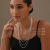 925 Sterling Silver Italian Diamond-Cut Twisted Braided Rope Chain Necklace for Women 0.3CM