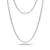 925 Sterling Silver Italian Rolo Belcher Link Chain Necklace for Men and Women