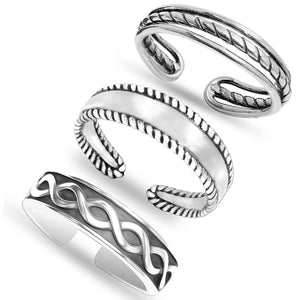 Buy 925 Sterling Silver Toe Rings Online for Women