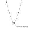 925 Sterling Silver Cavier Freshwater Pearl Pandent Necklace for Teen and Women