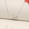 925 Sterling Silver CZ Elephant Necklace for Women Teen