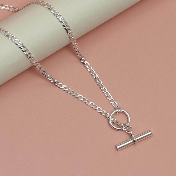 925 Sterling Silver Lariat Y Adjustable Toggle Clasp Necklace for Women